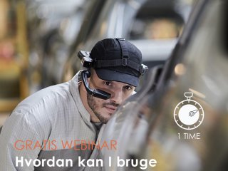 WEBINAR 17/6-2021: Hvordan kan I bruge smartglasses i virksomheden?