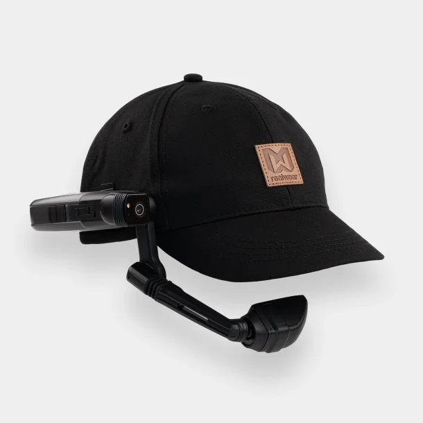 REALWEAR Ball Cap with clips for mounting of RealWear HMT-1 and RealWear Navigator 500 Series